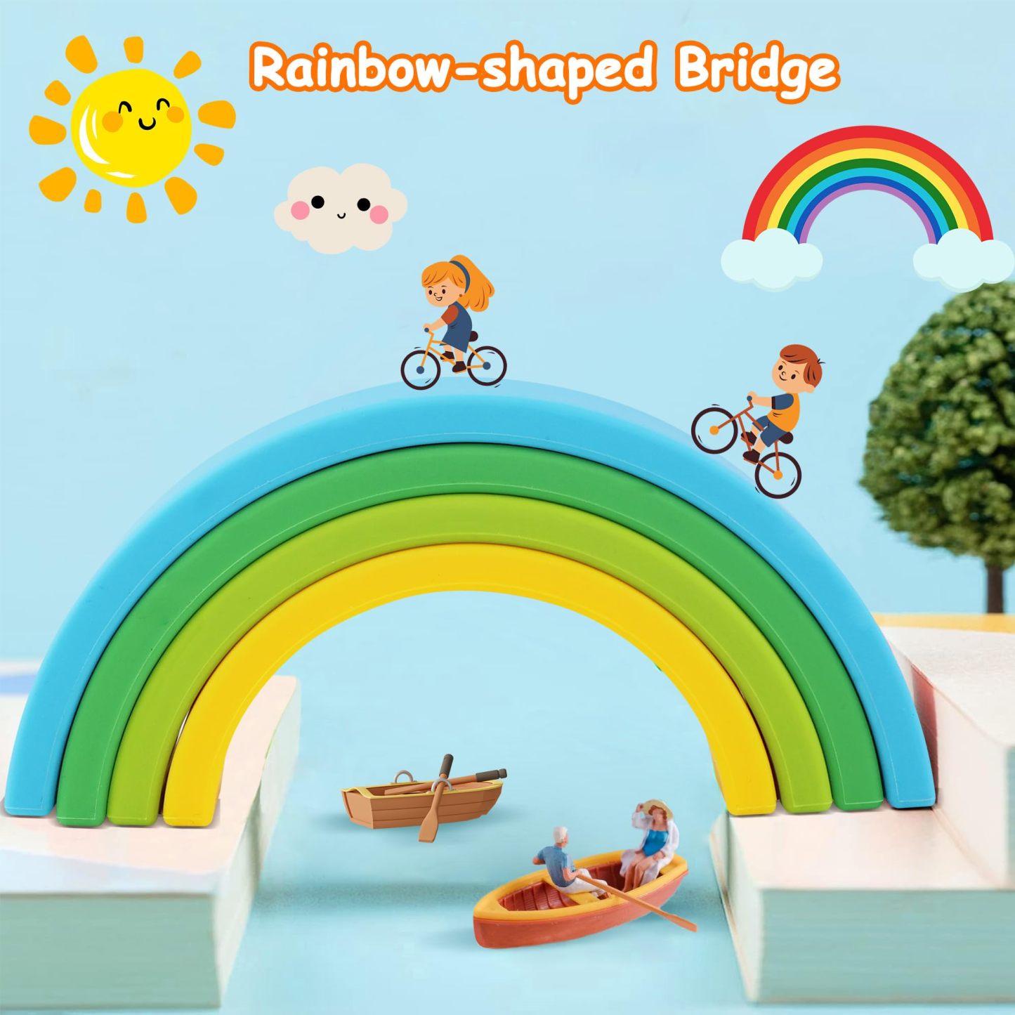 Silicone Stacking Toys for Babies