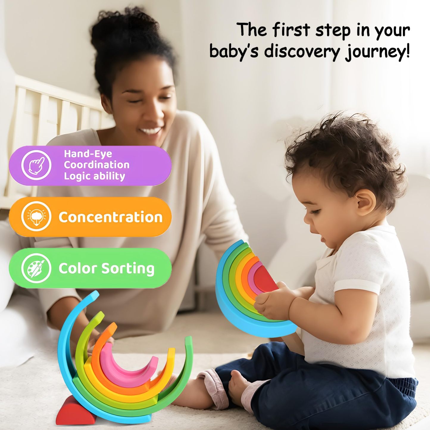 Silicone Stacking Toys for Babies