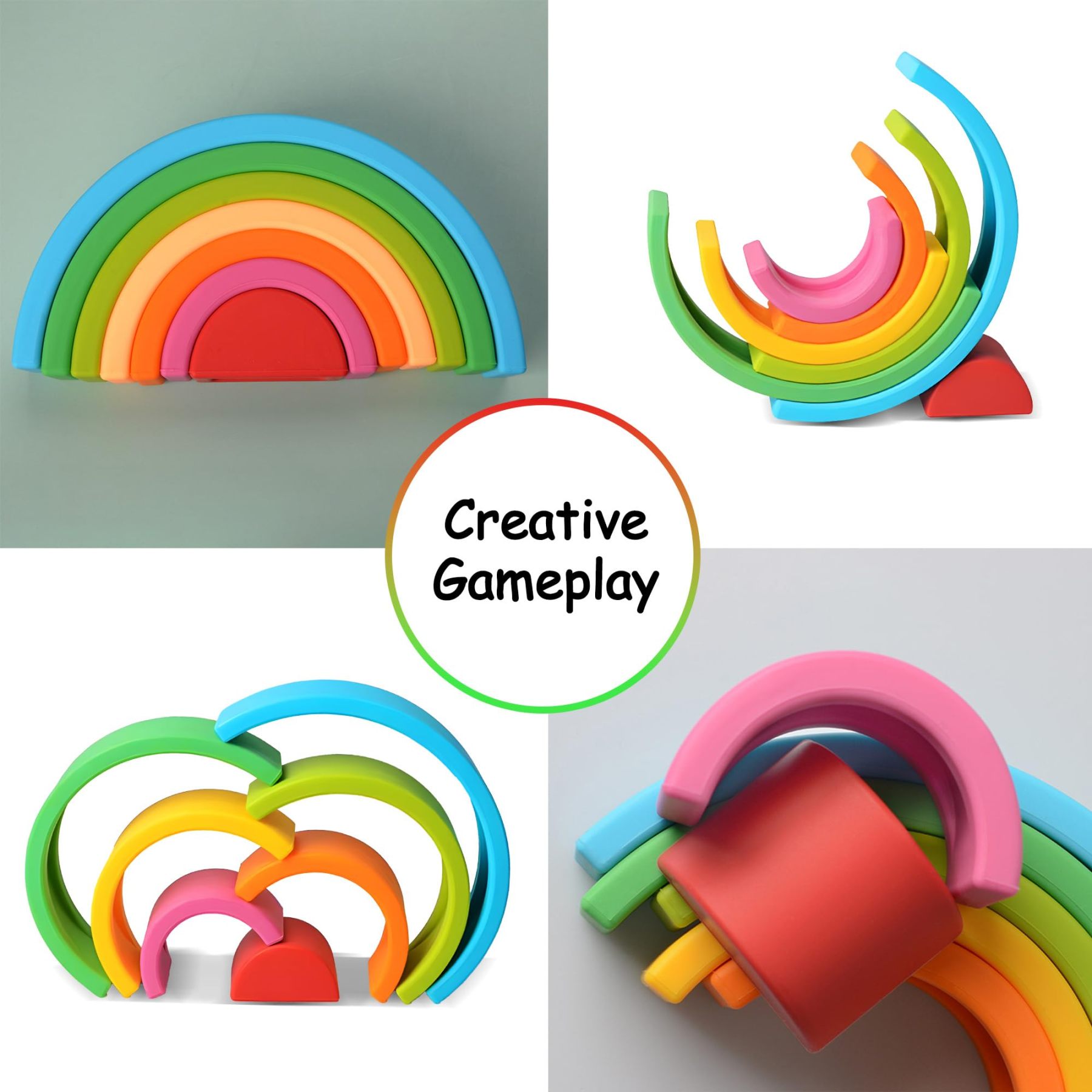 Silicone Stacking Toys for Babies