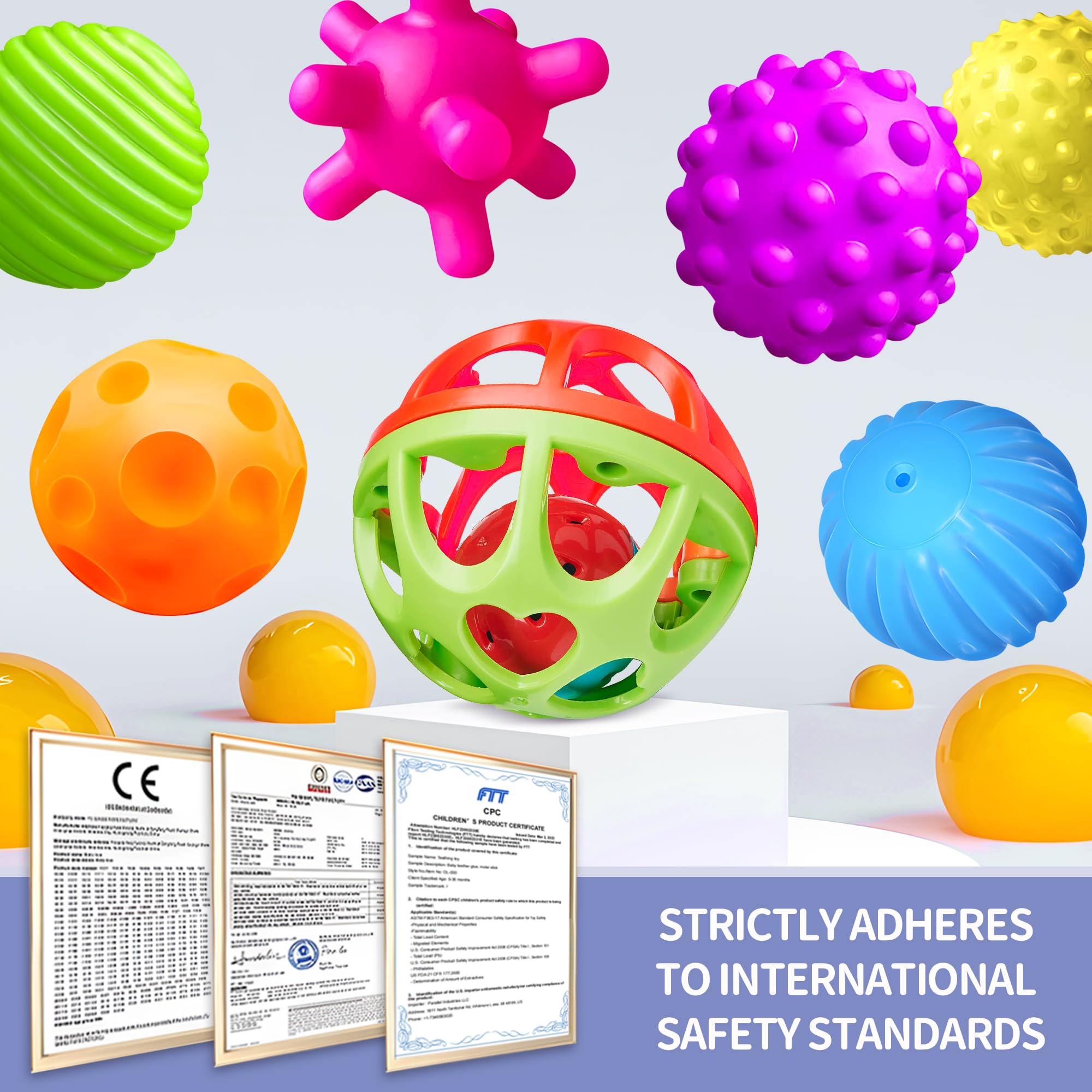 Montessori Toys - Sensory Balls for Toddlers