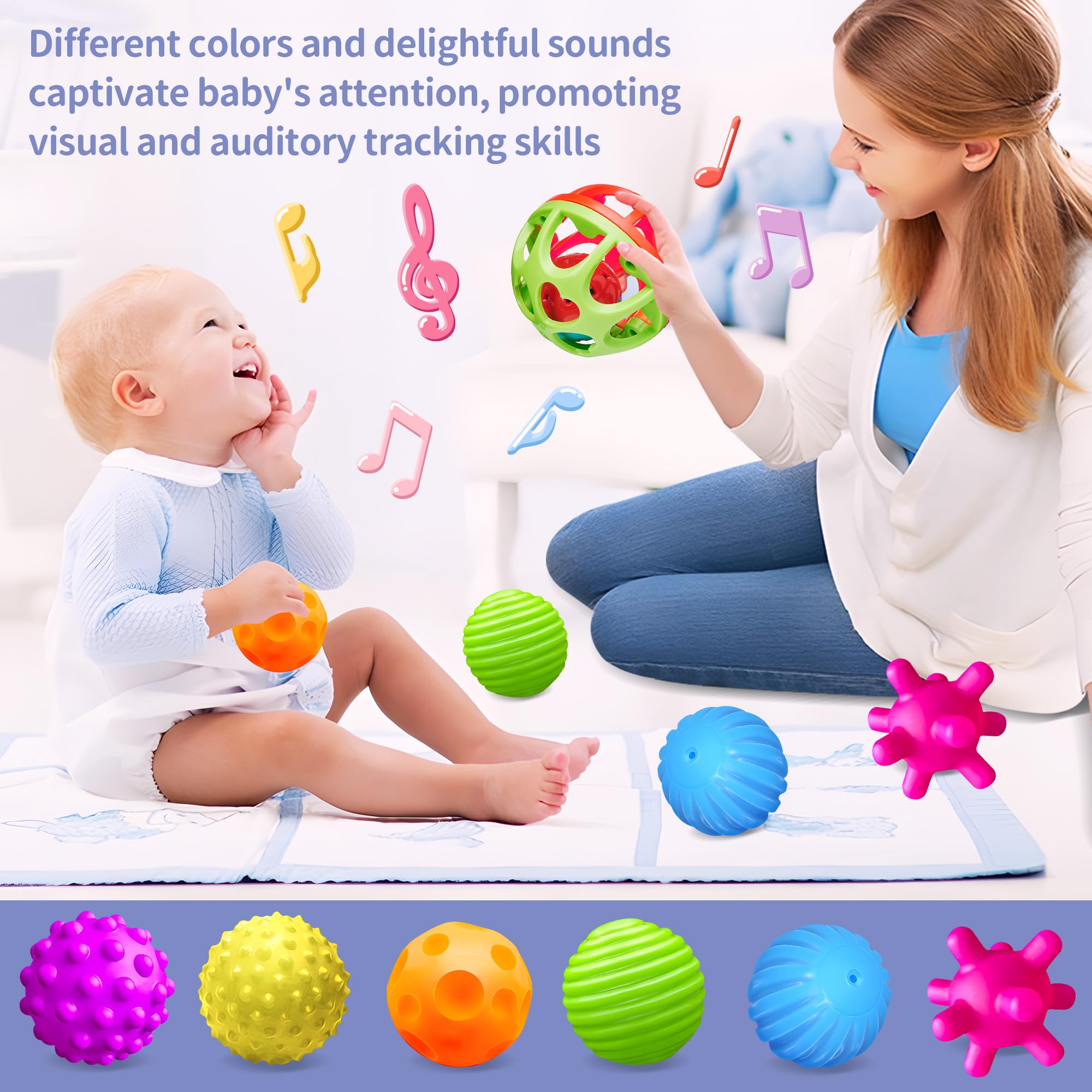 Montessori Toys - Sensory Balls for Toddlers