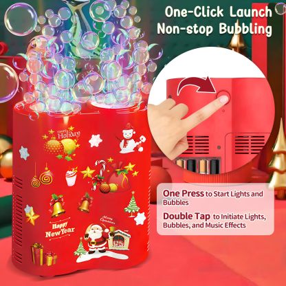 Automatic Firework Bubble Machine with Music
