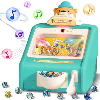 Mini Pinball Machine for Kids Ages 3-12