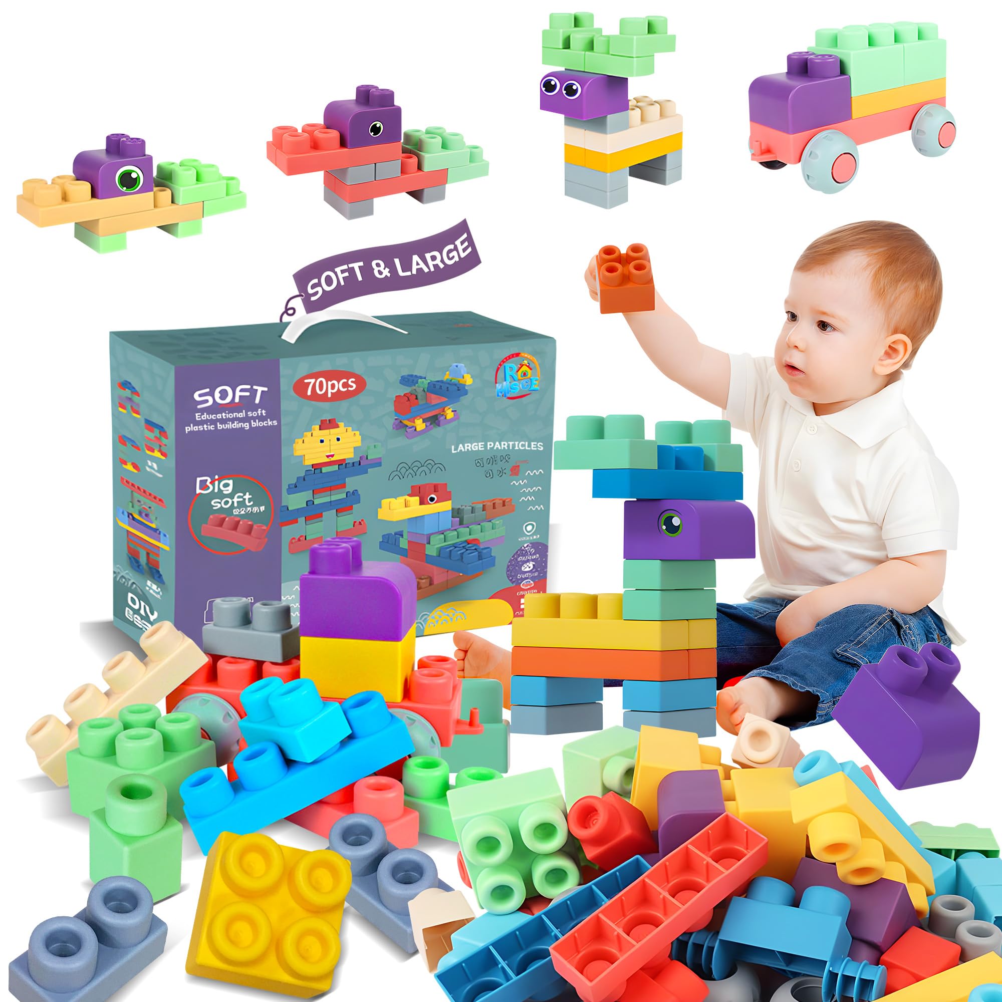 Soft Building Blocks for Toddler