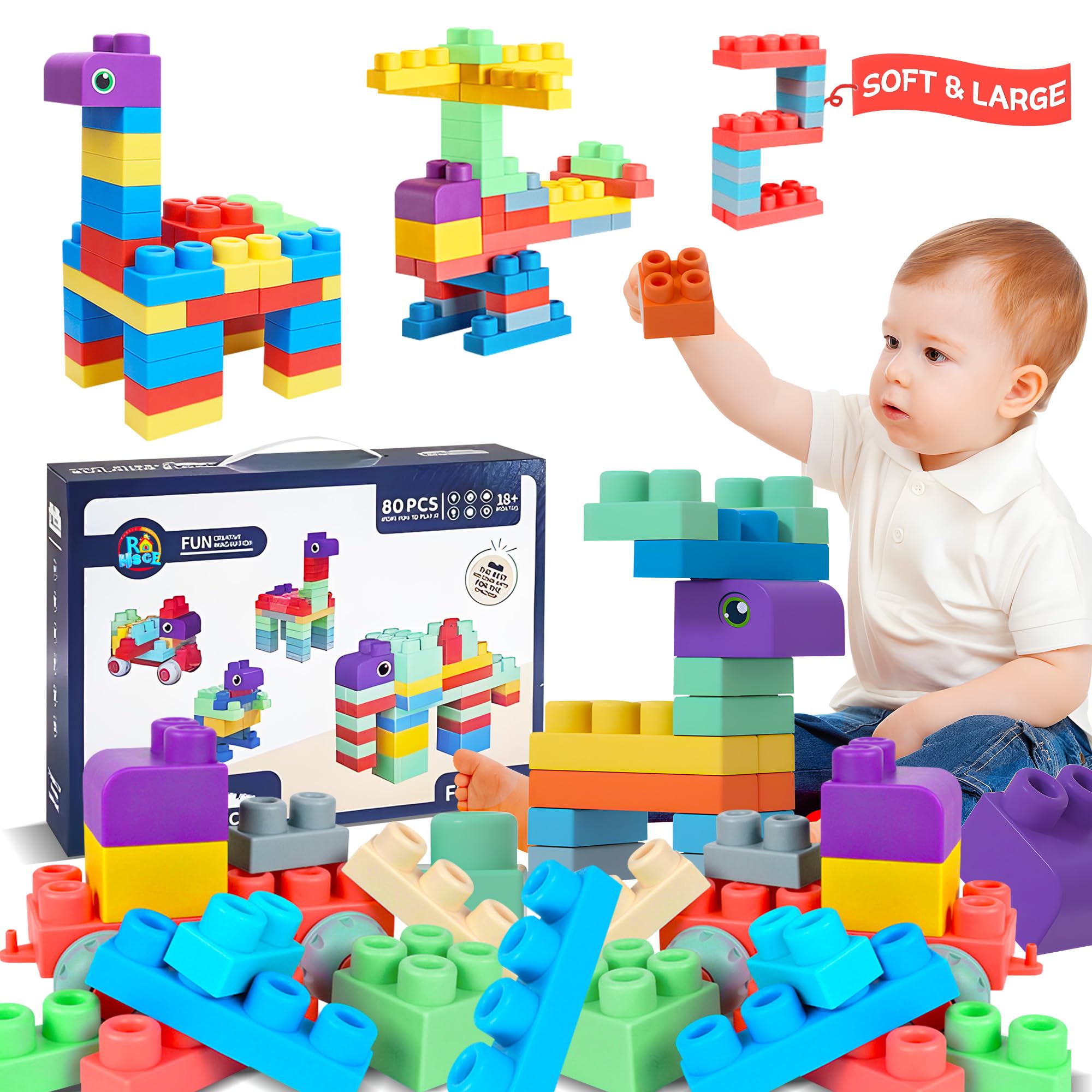 Soft Building Blocks for Toddler
