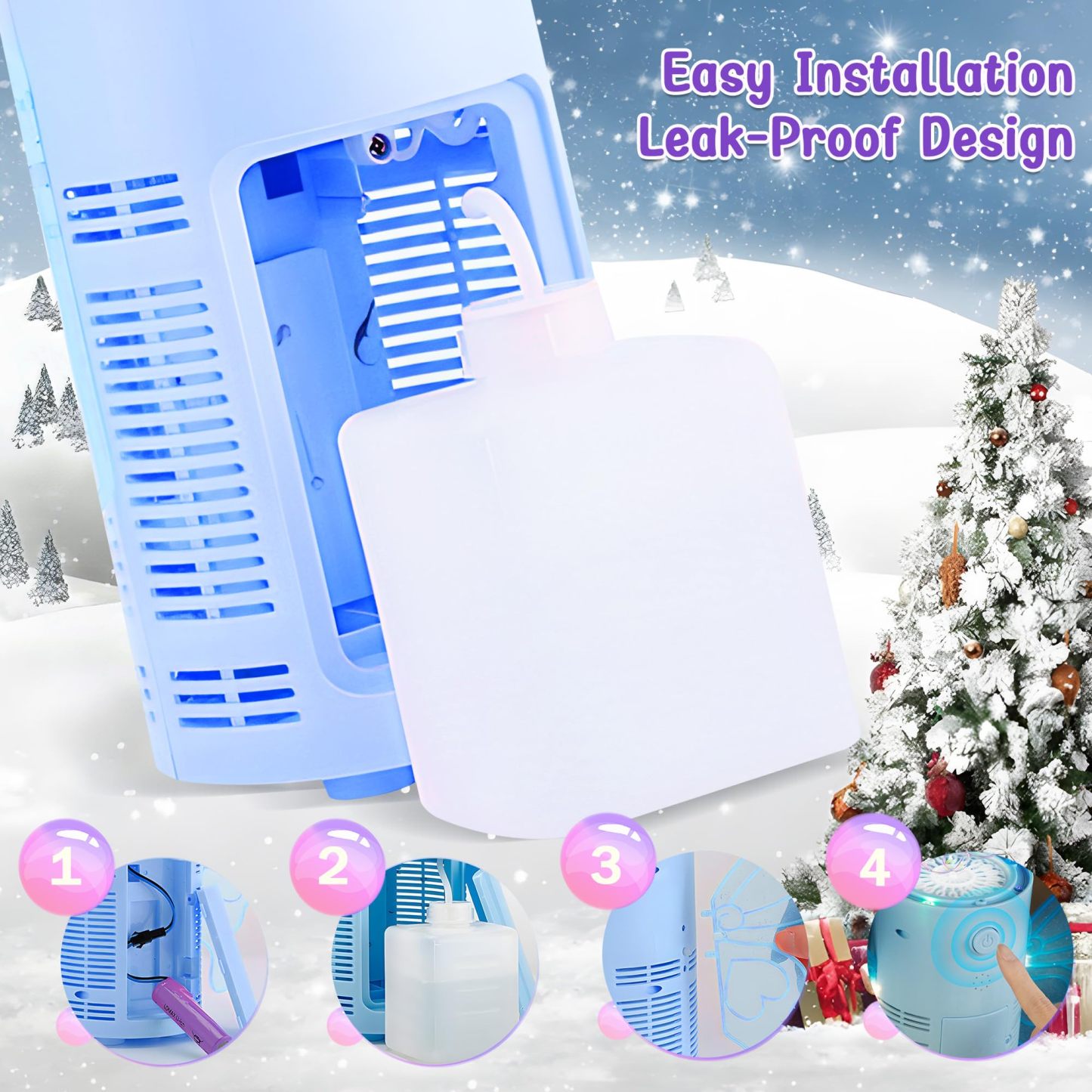 Automatic Bubble Machine with RGB LED Lights Music