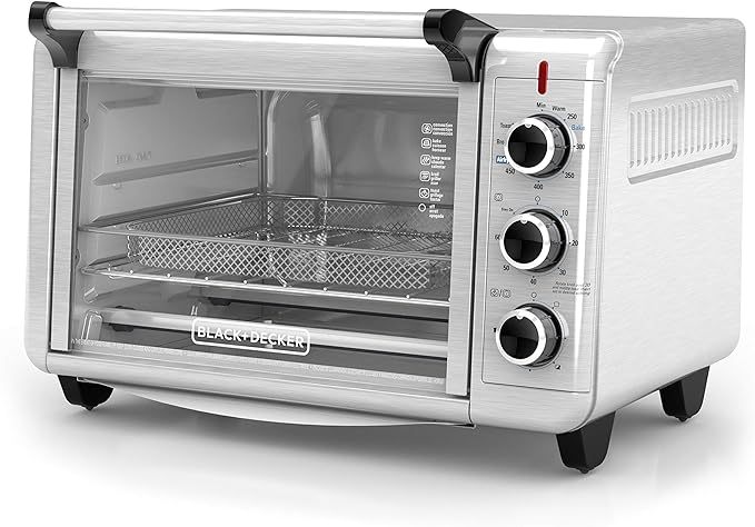 BLACK+DECKER 6-Slice Crisp 'N Bake Air Fry Toaster Oven