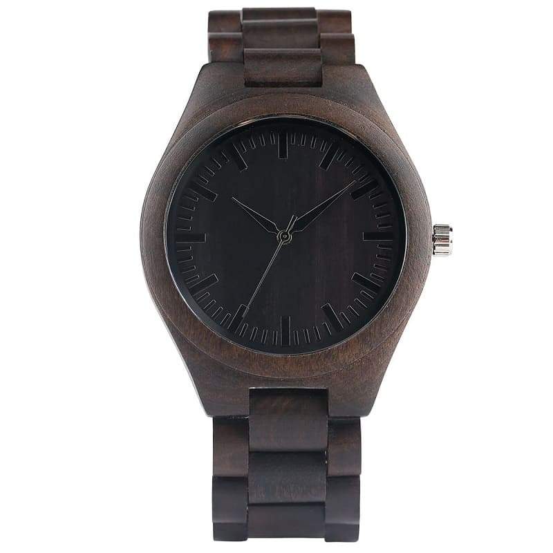 Ebony Wood Watch