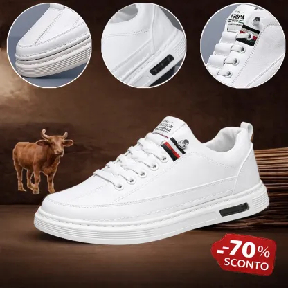 【🎁 70% reducere astăzi - Nu ratați!】Pantofi ortopedici din piele naturală, cu design ergonomic👞 - Ameliorează eficient durerile de picioare și fasciita plantară. Potriviti pentru plimbări lungi✅️