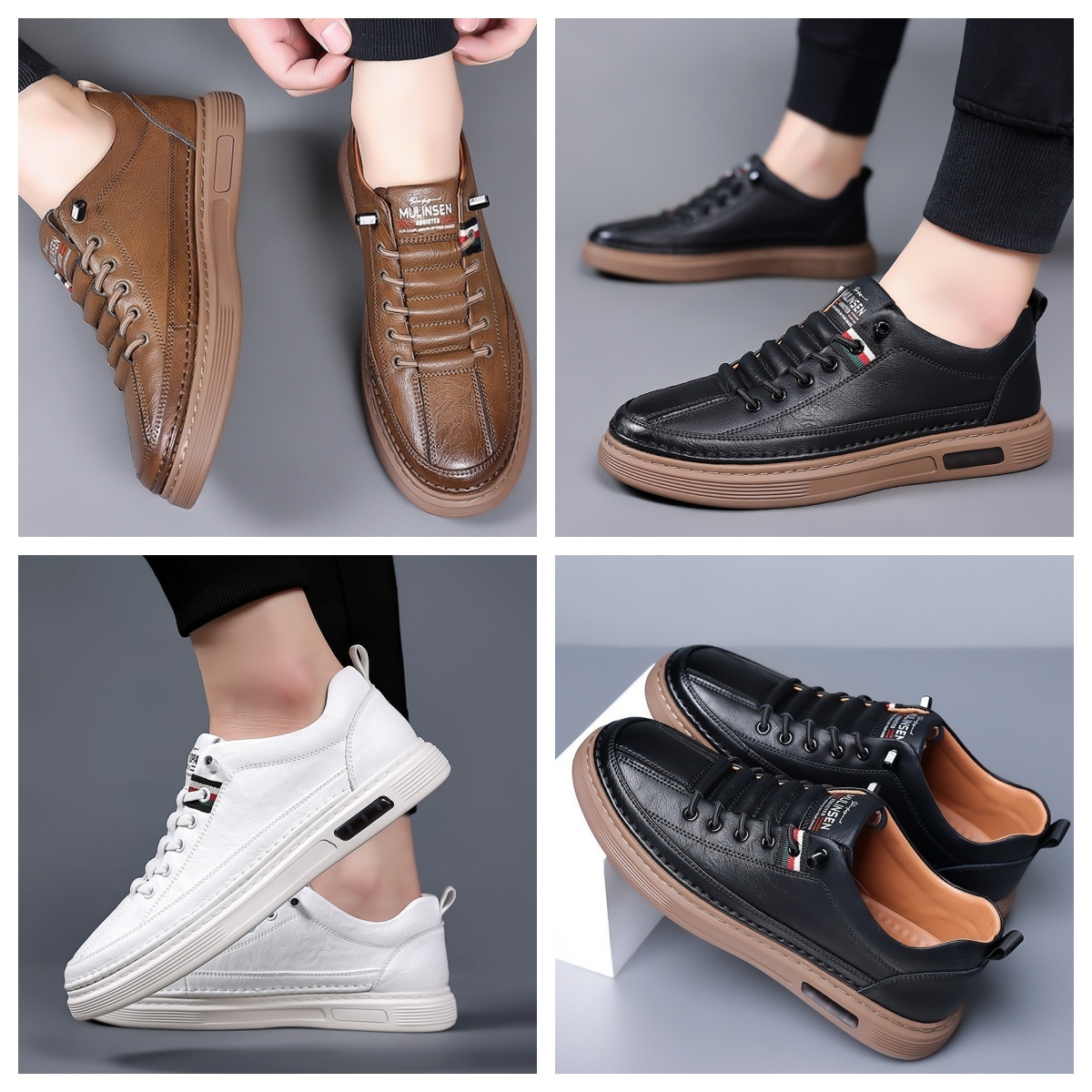 【🎁 Reducere de 50% astăzi - nu o ratați】 Pantofi ortopedici cu design ergonomic - piele de calitate + cusut manual 👞