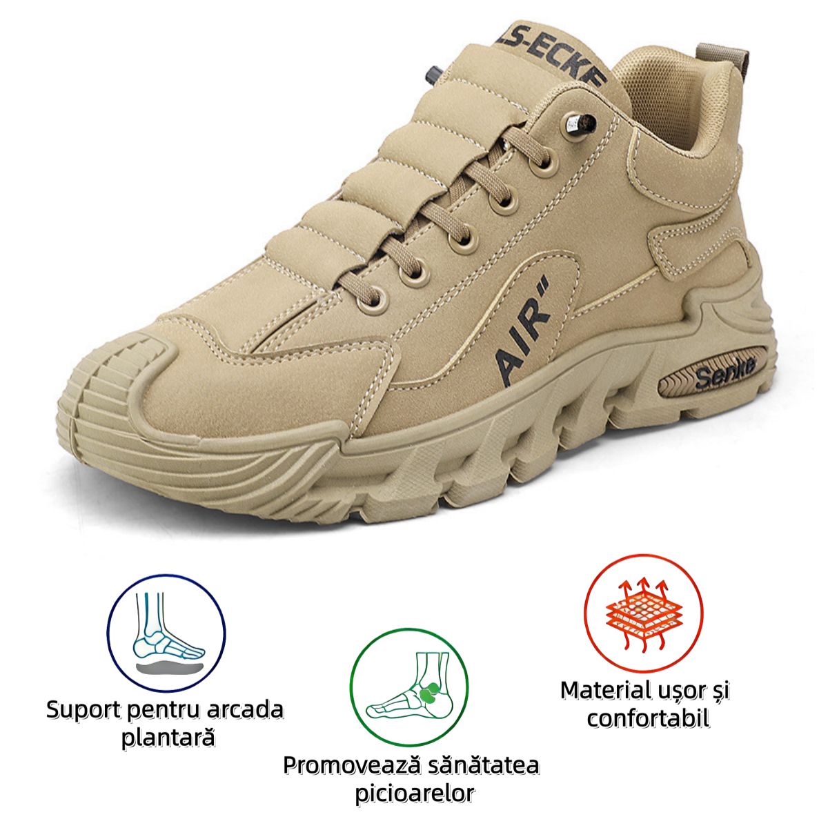 【🎄Reducere de Crăciun 70% - Nu ratați】Ghete de drumeție ergonomice - ✅️Corectează postura de mers - Impermeabile și antiderapante👞Fabricate din piele italiană selectată