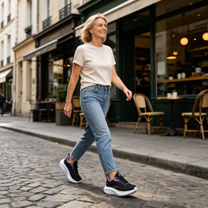 ⏰Ultima zi! Reducere 30% - Nu rata ocazia! ✅️Încălțăminte confortabilă pentru femei cu suport pentru bolta plantară - design ergonomic