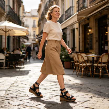 ⏰Ultima zi cu reducere de 70% - Nu rata ocazia!✅️Sandale confortabile cu suport pentru bolta plantară - Design ergonomic