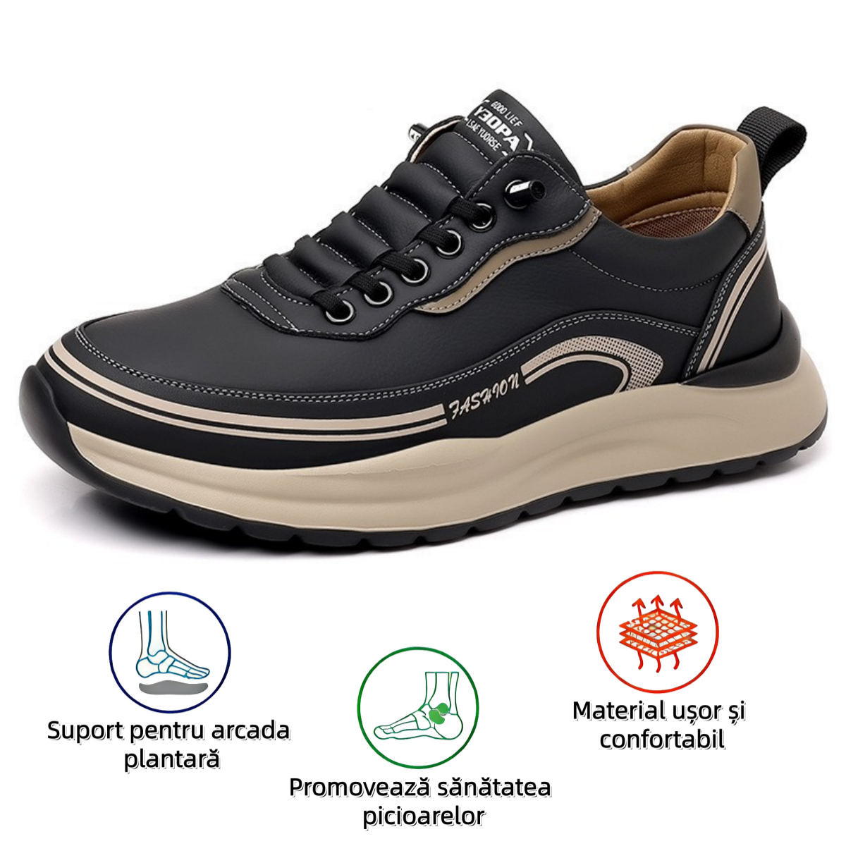❄️Mega Promoție de Iarnă: 70% reducere – Nu ratați! Pantofi ortopedici premium, cu design ergonomic – impermeabili și antiderapanți – confecționați din piele premium și cusuți manual 👞