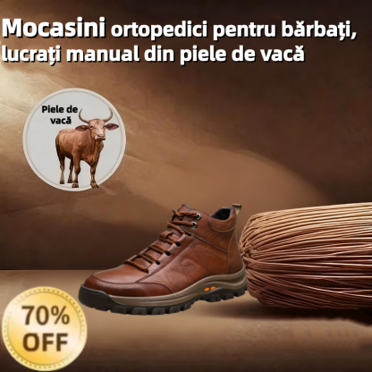 【⏰Oferta specială de astăzi: 70% reducere - Nu ratați】🐂 Pantofi din piele cu design ergonomic, recent îmbunătățiți - ✅️Corectează postura la mers - Impermeabili și antiderapanți 👞Piele italiană selectată