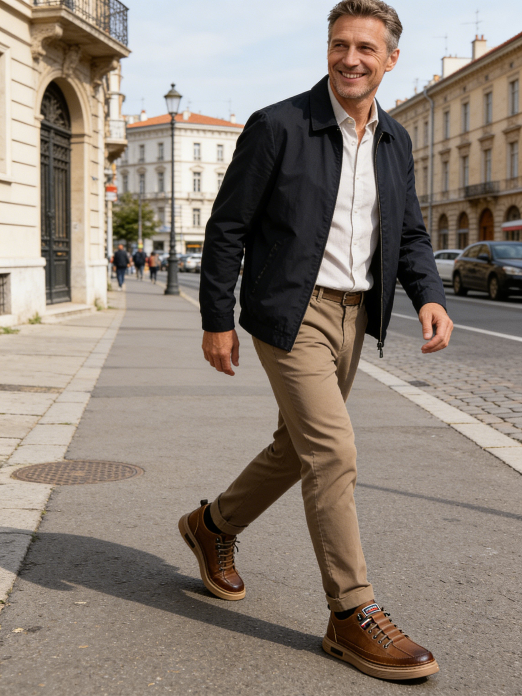 【🎁 70% reducere astăzi - Nu ratați!】Pantofi ortopedici din piele naturală, cu design ergonomic👞 - Ameliorează eficient durerile de picioare și fasciita plantară. Potriviti pentru plimbări lungi✅️