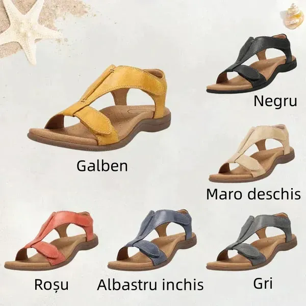 🔥 Reducere de 50% pe timp limitat - ⏰ Sandale confortabile de vară - Ameliorează durerile de picioare și spate - Design ergonomic