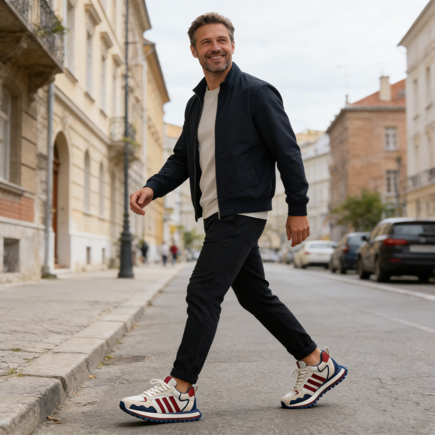 【⏰50% reducere astăzi - Nu ratați】Încălțăminte ortopedică cu design ergonomic - impermeabilă și antiderapantă💧 Piele întoarsă premium + cusută manual 👞Potrivită pentru plimbări lungi✅️