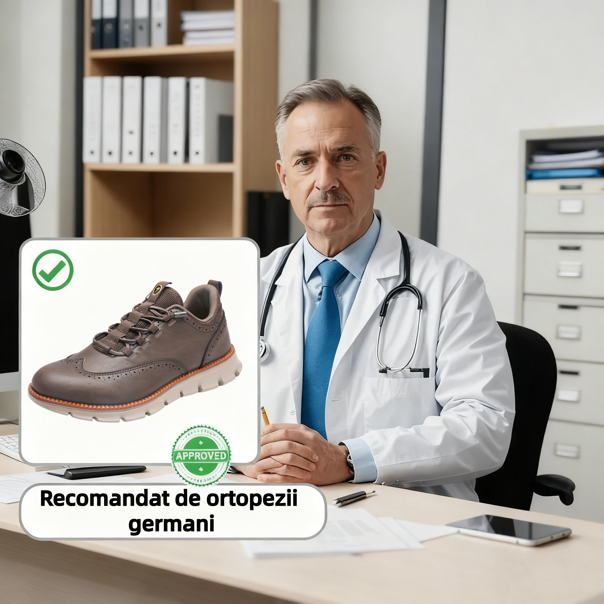 【⏰Oferta specială de astăzi: 70% reducere - Nu ratați!】Pantofi ergonomici din piele pentru drumeții ✅️Rezolvă cu ușurință problemele de durere la picioare - Impermeabili și antiderapanți💧