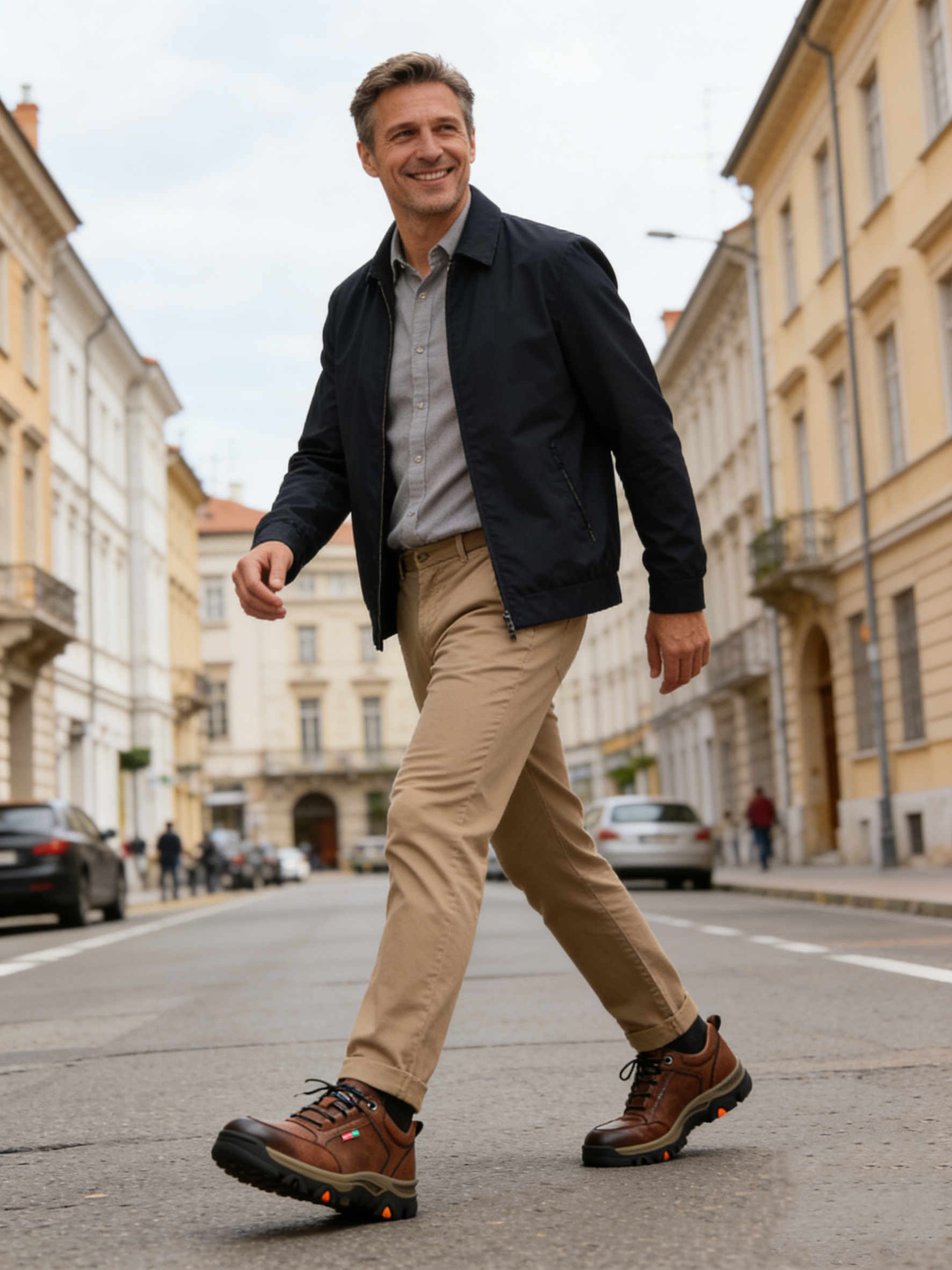 ⏰Reducere de 70% astăzi – Nu ratați ocazia!🐂Pantofi ortopedici din piele de vacă pentru bărbați, impermeabili și antiderapanti,🦶care ameliorează durerile de picioare.