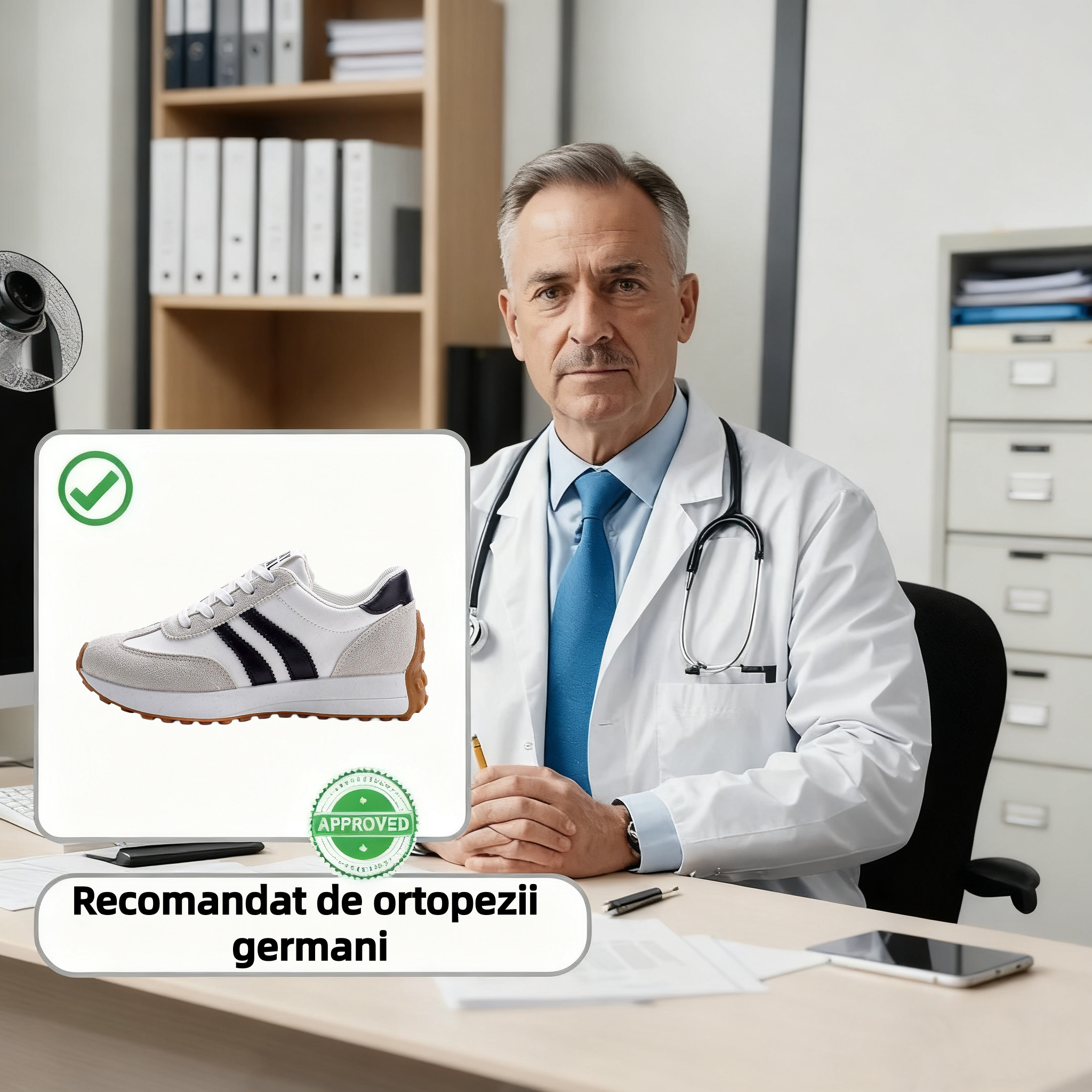 ⏰Ultima zi! Reducere 70% - Nu rata ocazia! ✅️Încălțăminte confortabilă pentru femei cu suport pentru bolta plantară - design ergonomic