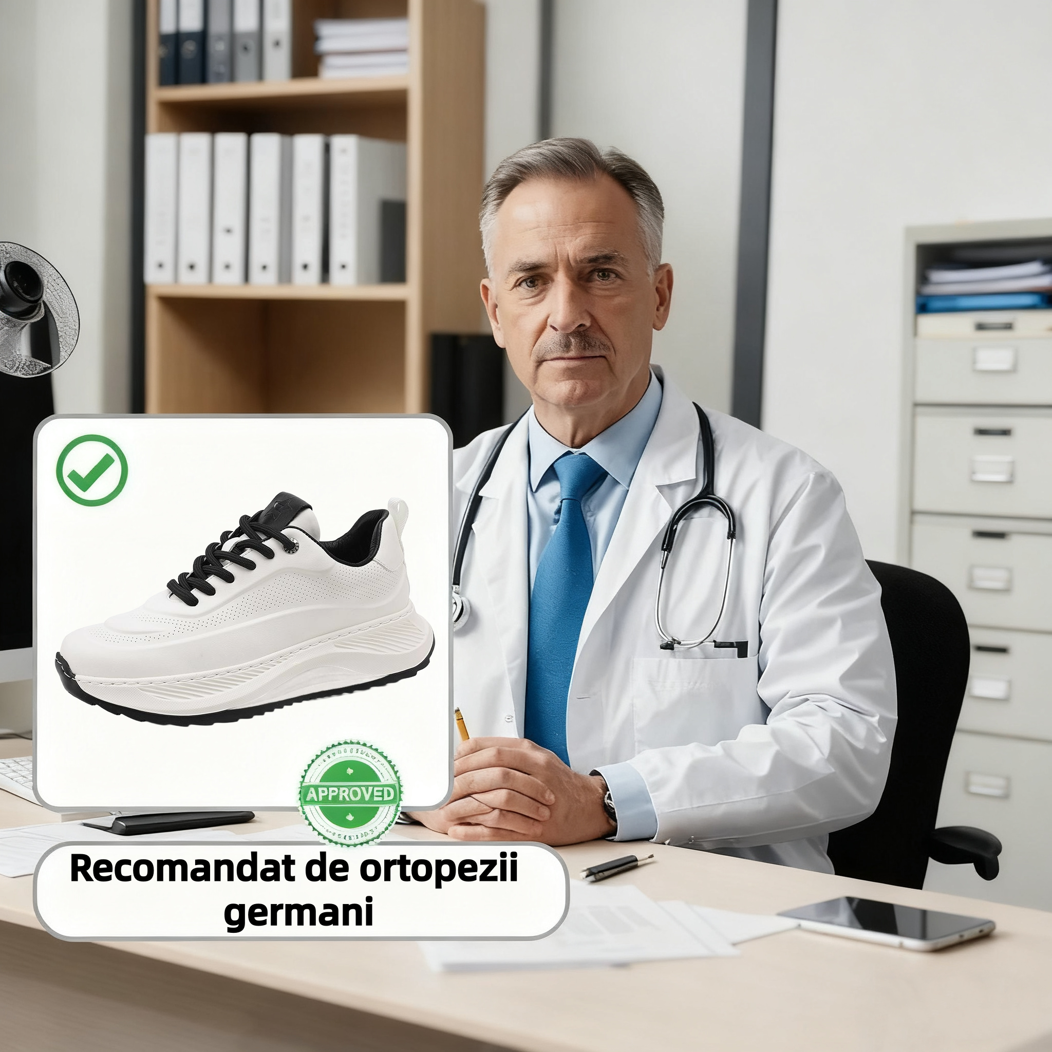 ⏰Ultima zi, reducere de 70% - nu ratați! ✅️Pantofi sport confortabili cu suport pentru bolta plantară - design ergonomic
