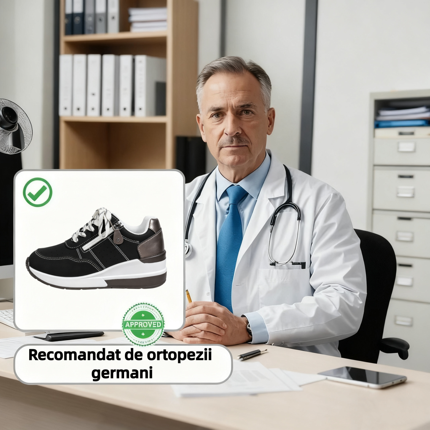⏰Ultima zi! Reducere 70% - Nu rata ocazia! ✅️Încălțăminte confortabilă pentru femei cu suport pentru bolta plantară - design ergonomic
