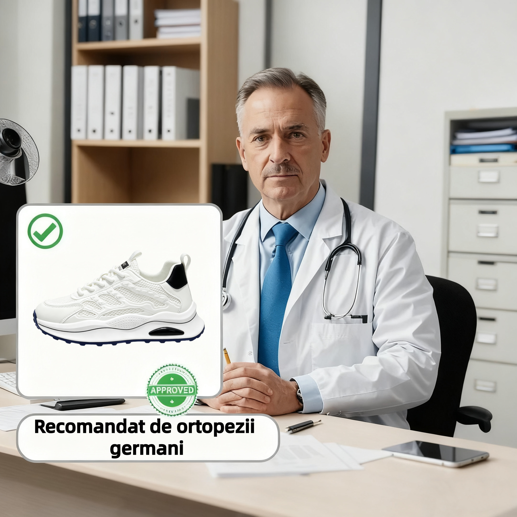 ⏰Ultima zi, reducere de 70% - nu ratați! ✅️Pantofi sport confortabili cu suport pentru bolta plantară - design ergonomic