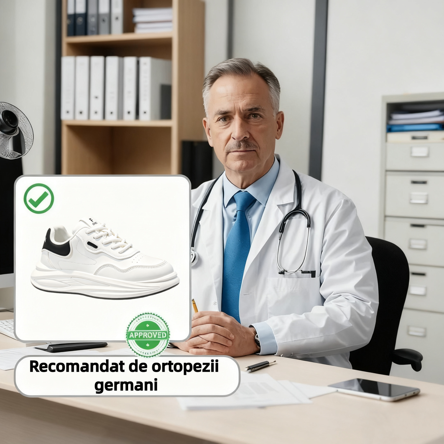 ⏰Ultima zi, reducere de 70% - nu ratați! ✅️Pantofi sport confortabili cu suport pentru bolta plantară - design ergonomic