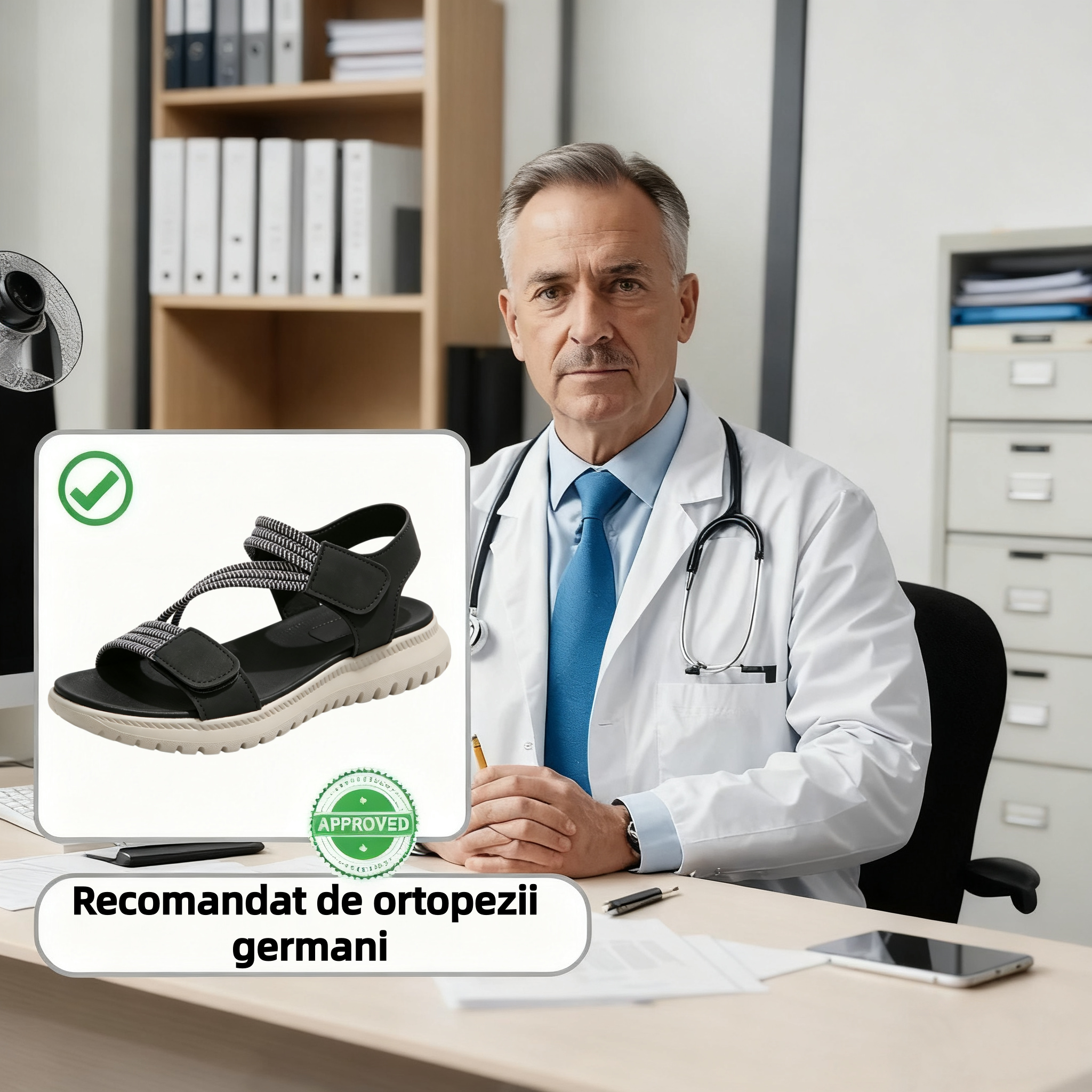 ⏰Ultima zi cu reducere de 70% - Nu rata ocazia!✅️Sandale confortabile cu suport pentru bolta plantară - Design ergonomic