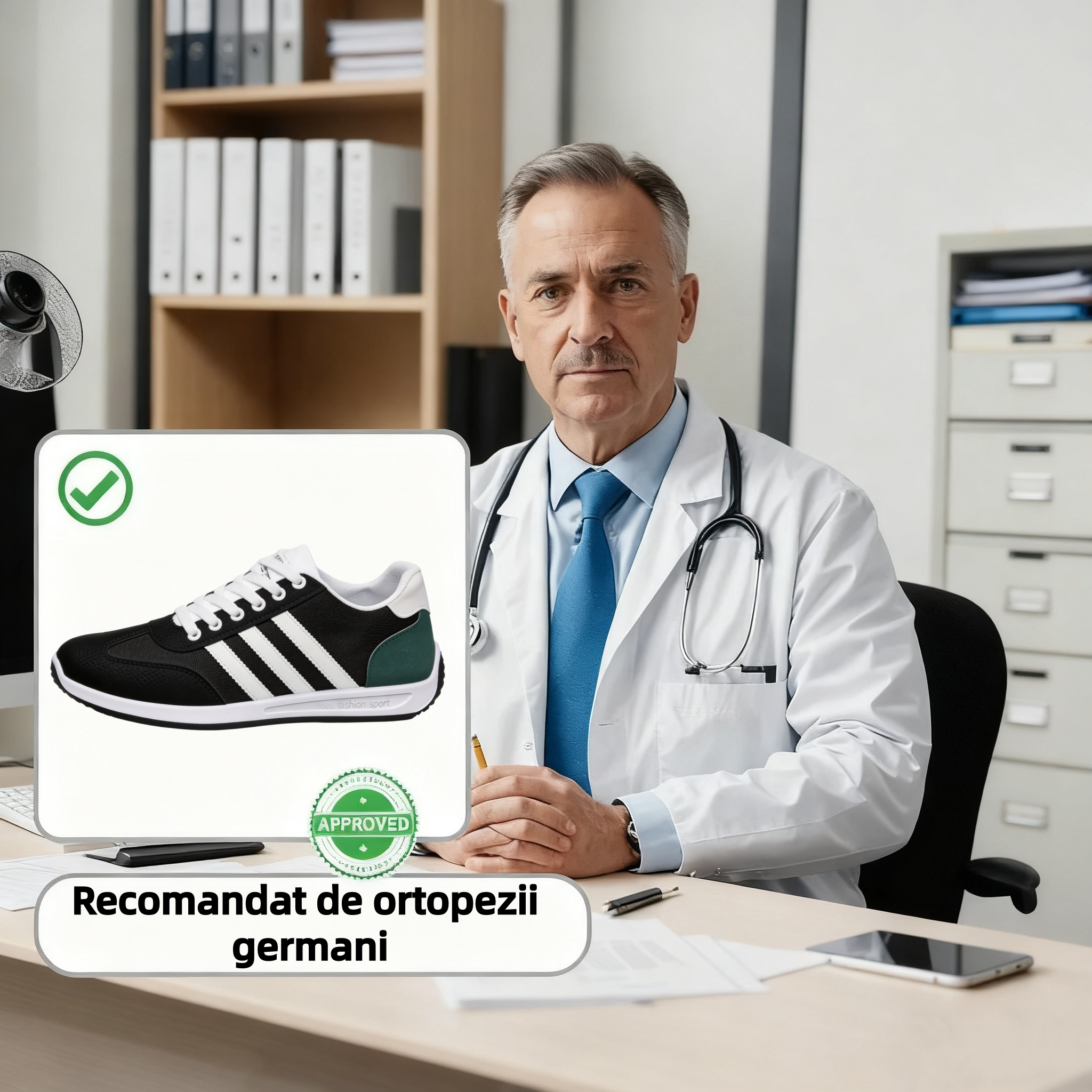 ⏰Ultima zi, reducere de 70% - nu ratați! ✅️Pantofi sport confortabili cu suport pentru bolta plantară - design ergonomic