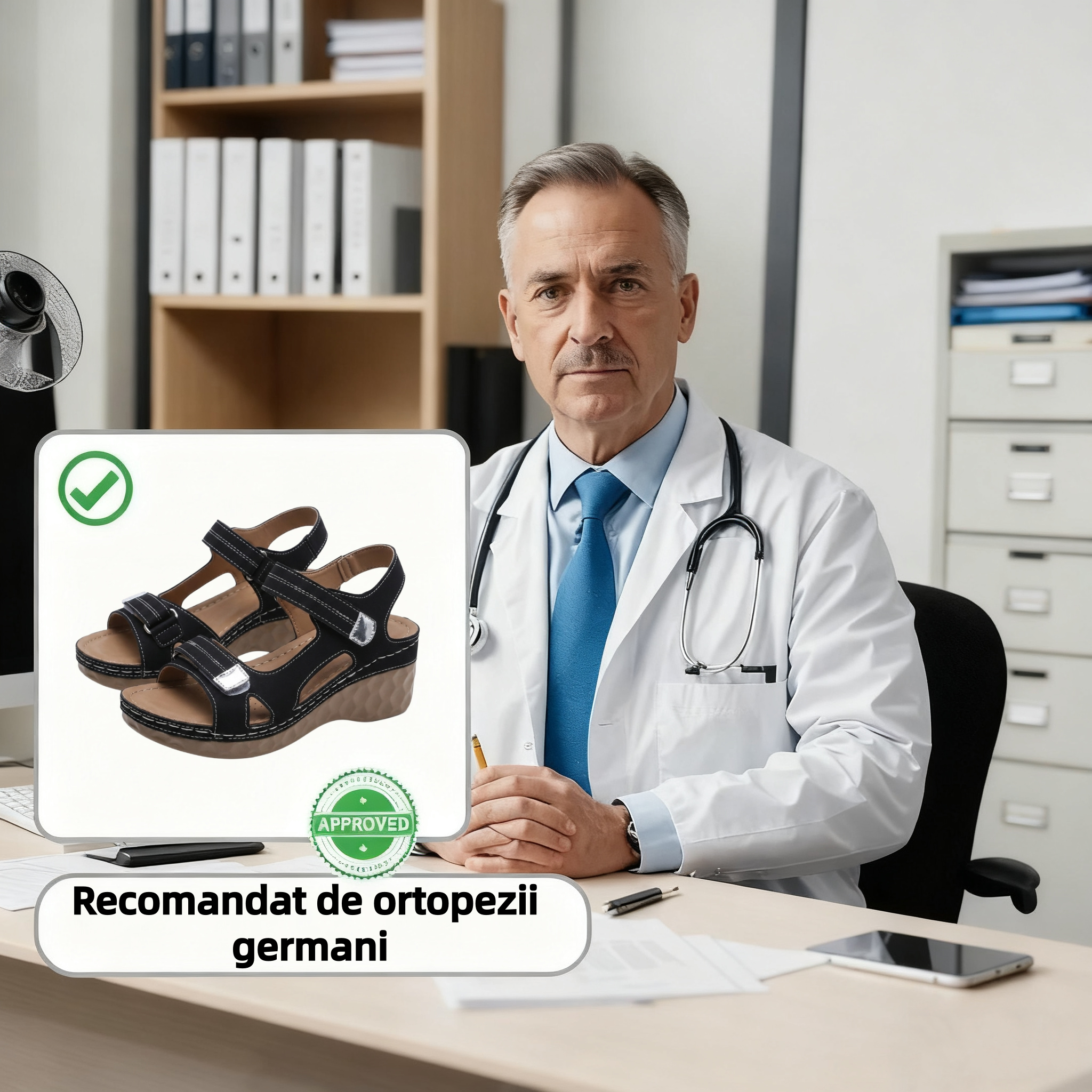⏰Ultima zi cu reducere de 70% - Nu rata ocazia!✅️Sandale confortabile cu suport pentru bolta plantară - Design ergonomic