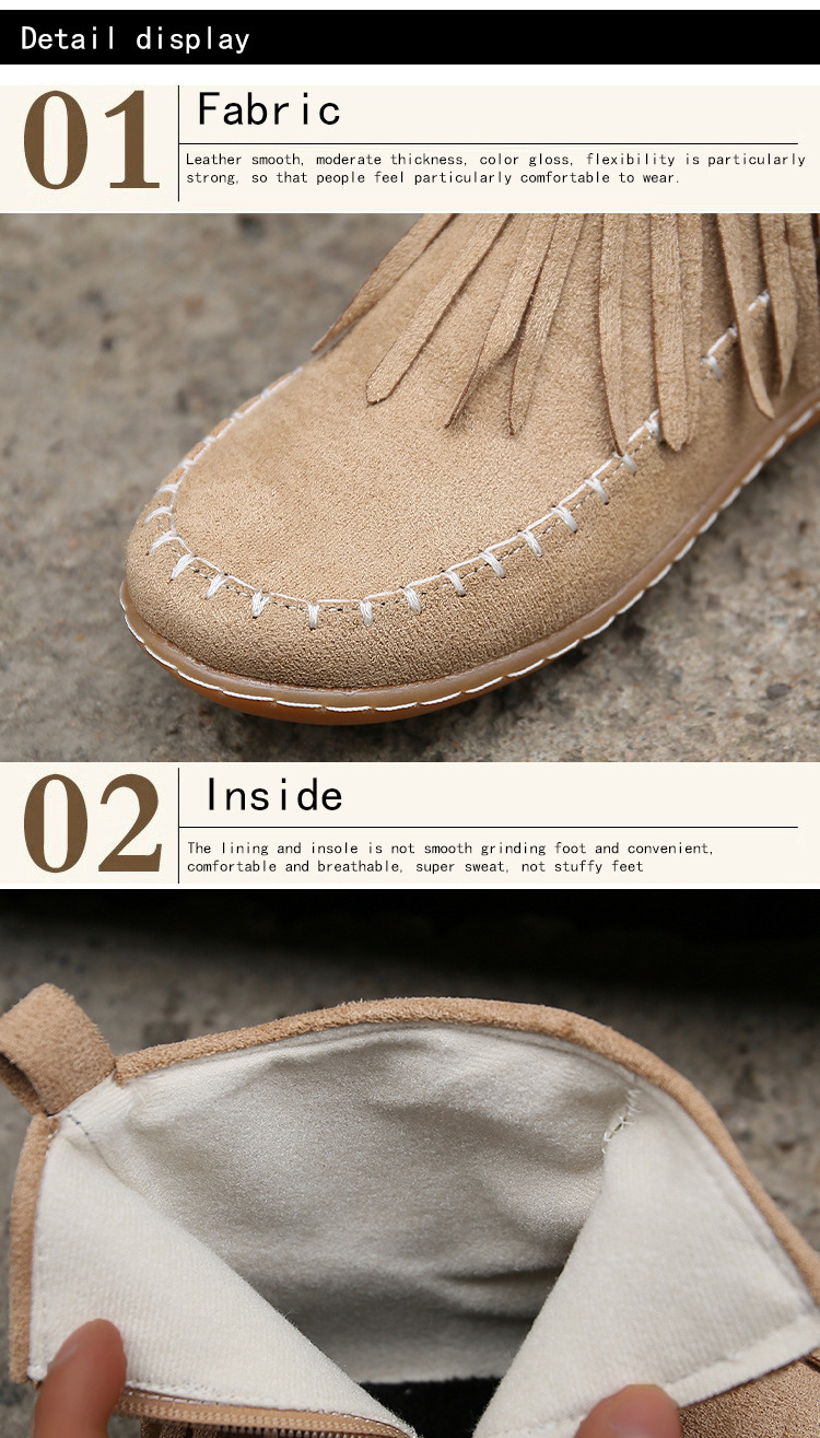 (🔥50% reducere azi - nu ratați această oportunitate) ⏰ - Pantofi cu franjuri eleganti și confortabili (suport pentru arc - facilitează mersul)