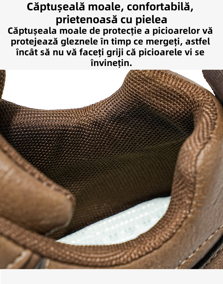 [⏰Timp limitat 50% reducere - de neratat] Pantofi ortopedici cu design ergonomic - piele de inalta calitate + cusaturi de mana 👞