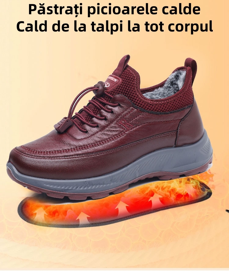 (🔥50% reducere azi - nu ratați această oportunitate) ⏰ - Pantofi termici de iarnă moi și confortabili (suport pentru arc - facilitează mersul)