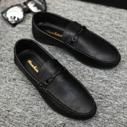 🐂Mocasini bărbătești din piele naturală de vacă👞Design slip-on, cusut manual✅Suport pentru bolta plantară - ameliorează durerea, o combinație de confort și eleganță