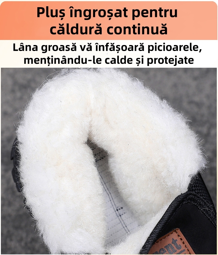 [🔥50% reducere astăzi - nu-l ratați] Pantofi ortopedici cu design ergonomic - căptușeală din lână de iarnă + cusătură manuală👞