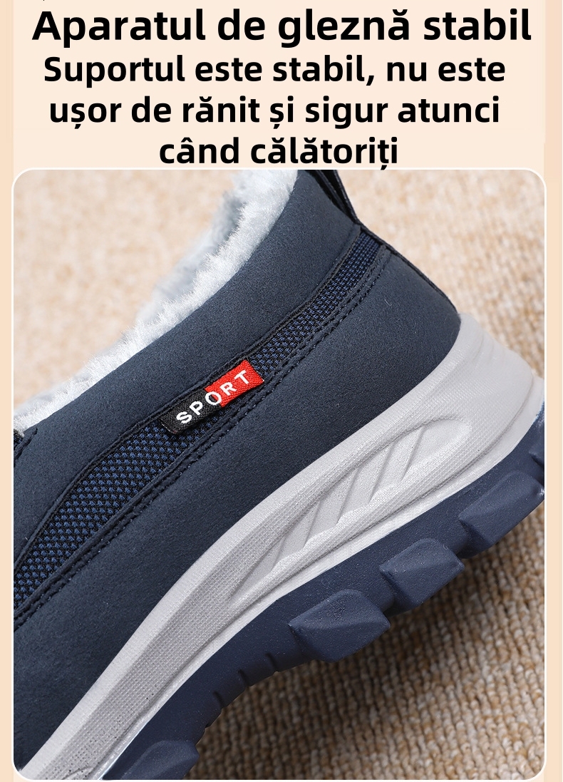 [🔥50% reducere astăzi - nu-l ratați] Pantofi ortopedici cu design ergonomic - căptușeală din lână de iarnă + cusătură manuală👞