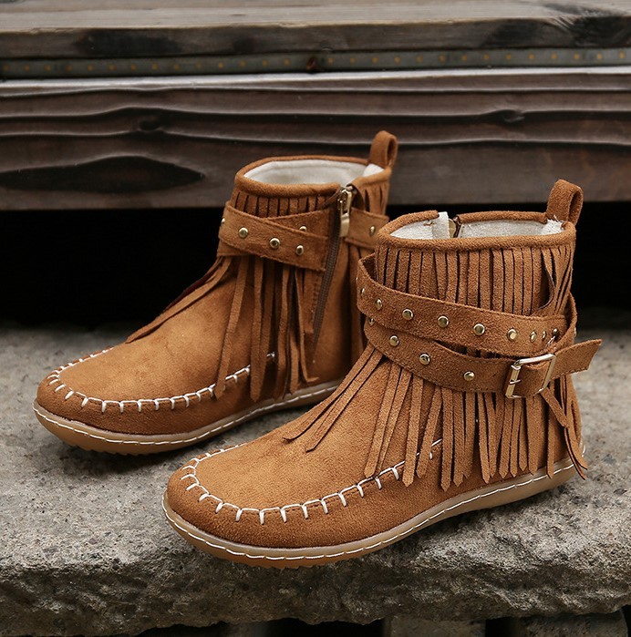 (🔥50% reducere azi - nu ratați această oportunitate) ⏰ - Pantofi cu franjuri eleganti și confortabili (suport pentru arc - facilitează mersul)