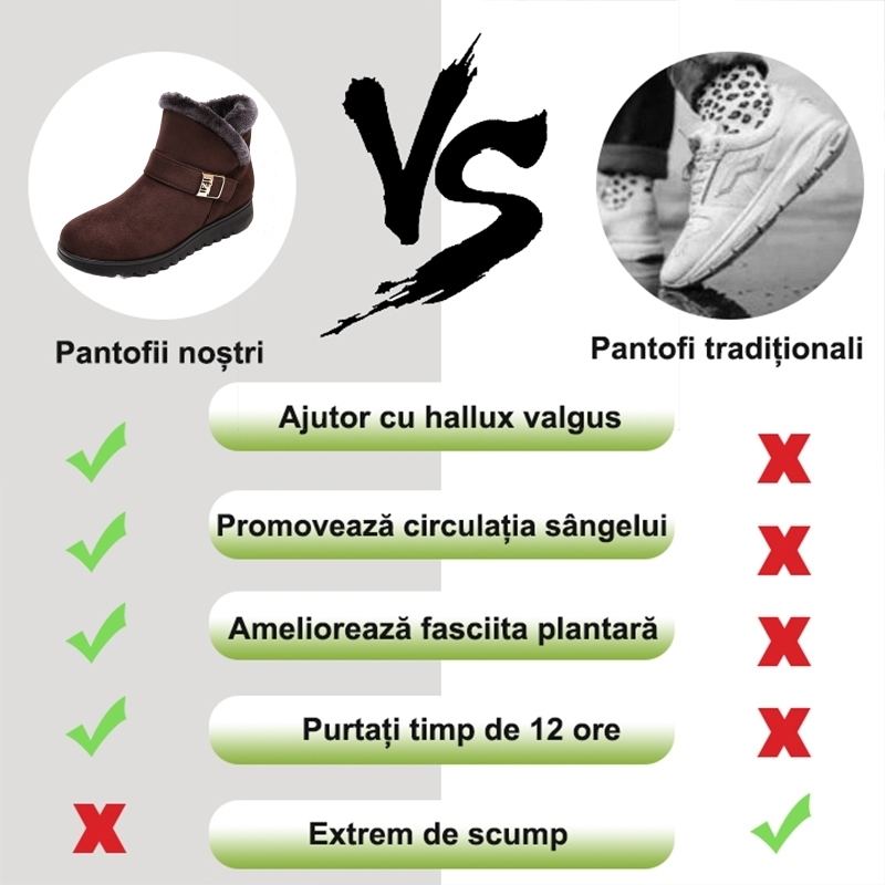 (🔥50% reducere astăzi - nu ratați această oportunitate) ⏰ - Pantofi din lână moi și confortabili (suport arcuit - facilitează mersul)