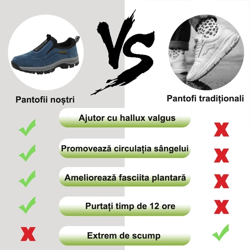 (🔥50% reducere în ultima zi - nu ratați) Pantofi ortopedici cu design ergonomic - puteți scăpa cu ușurință de durerile de picioare👞