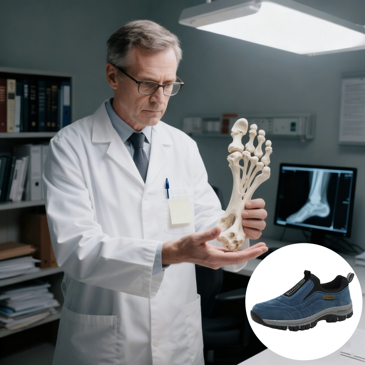 【⏰50% reducere astăzi - Nu ratați】Încălțăminte ortopedică ergonomică - Impermeabilă și antiderapantă💧 Piele întoarsă premium + cusută manual 👞 Spuneți ușor adio durerilor de picioare✅️