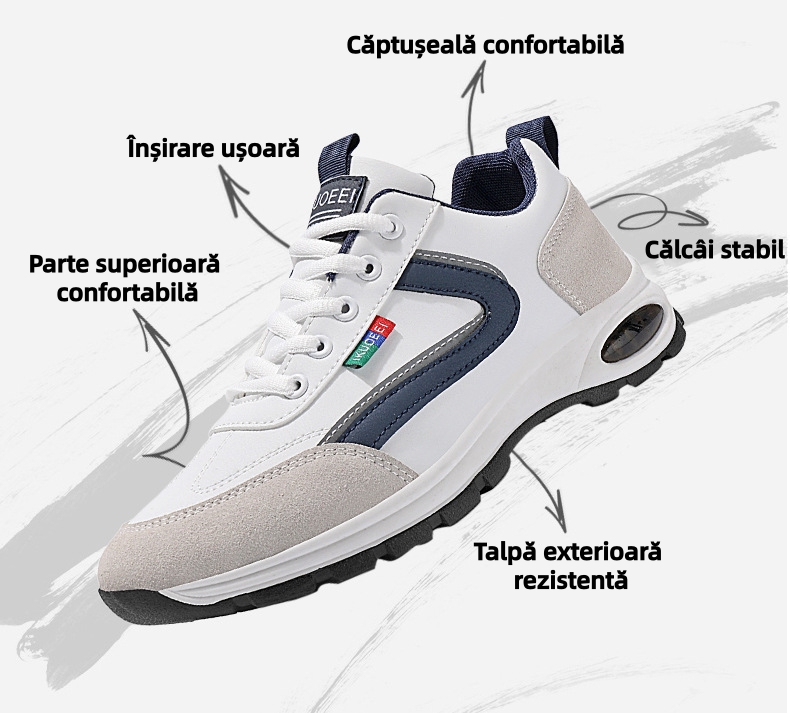 Pantofi ortopedici cu design ergonomic pentru dureri de spate, articulații și picioare - unisex