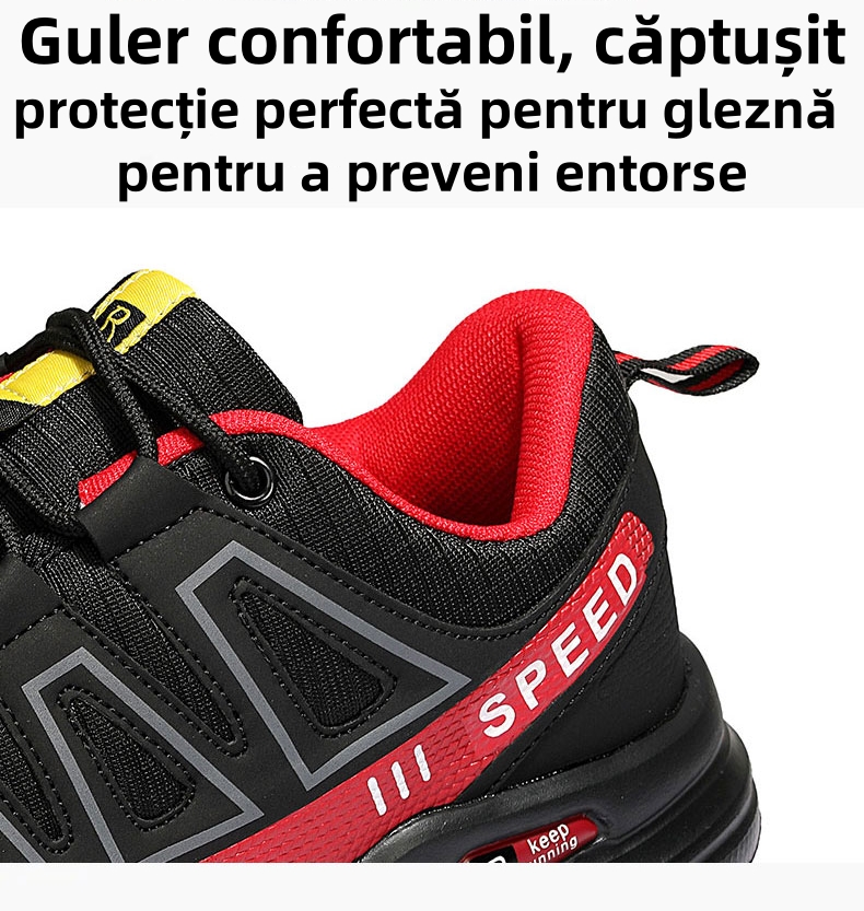 [⏰50% reducere astăzi - nu o ratați] Ghete de drumeție ergonomice - Piele premium + Cusute manual 👞