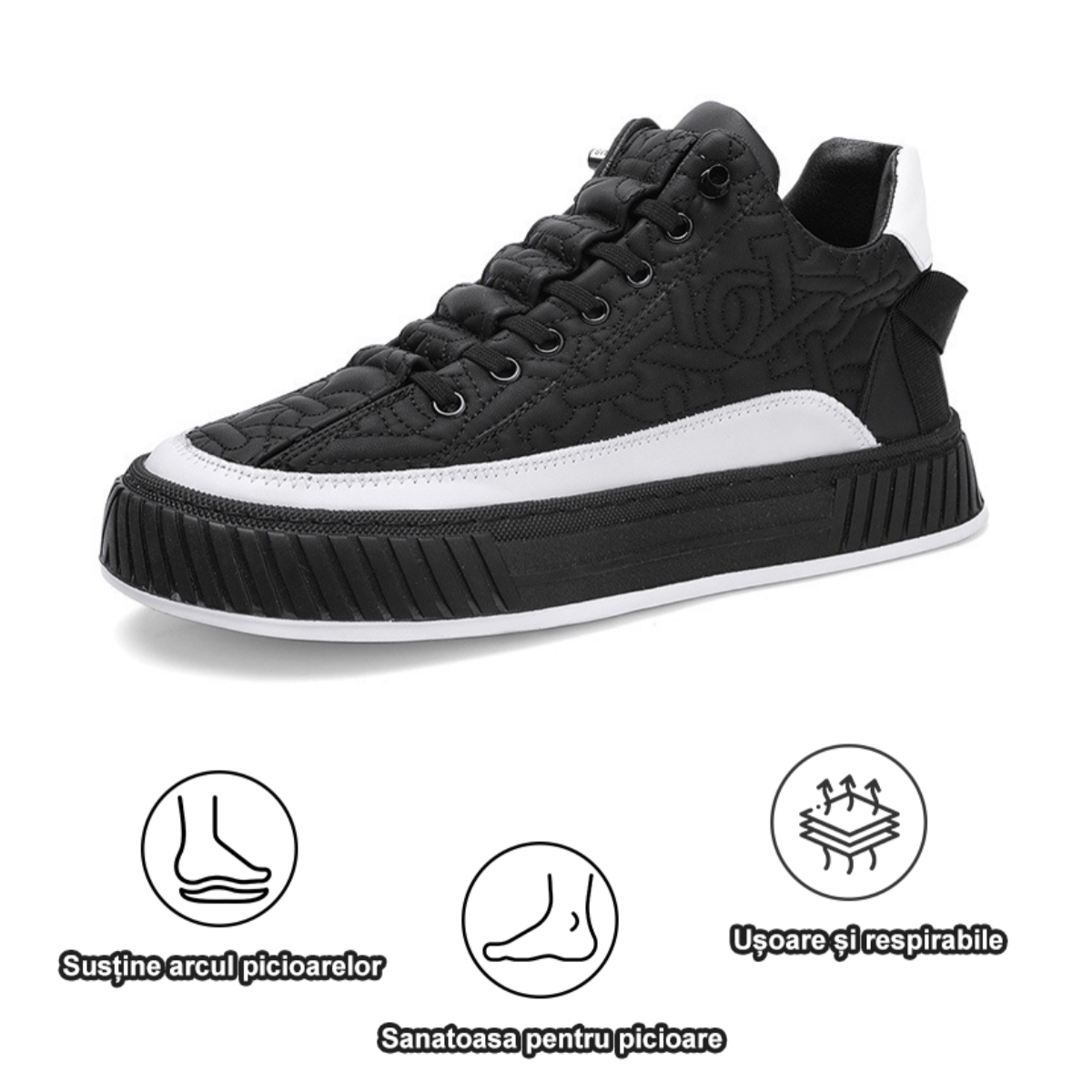 [🎁Ultima zi 50% reducere – nu-l ratați] Pantofi ortopedici cu design ergonomic – piele premium + cusătură manuală 👞