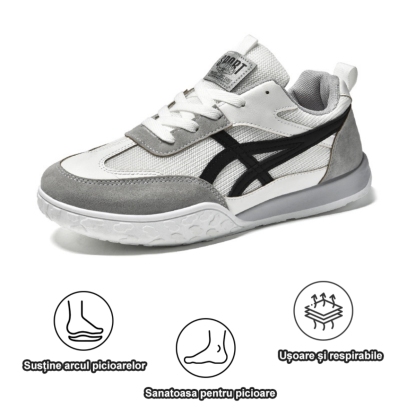 【🎁 Reducere de 50% astăzi - nu o ratați】 Pantofi ortopedici cu design ergonomic - piele de calitate + cusut manual 👞