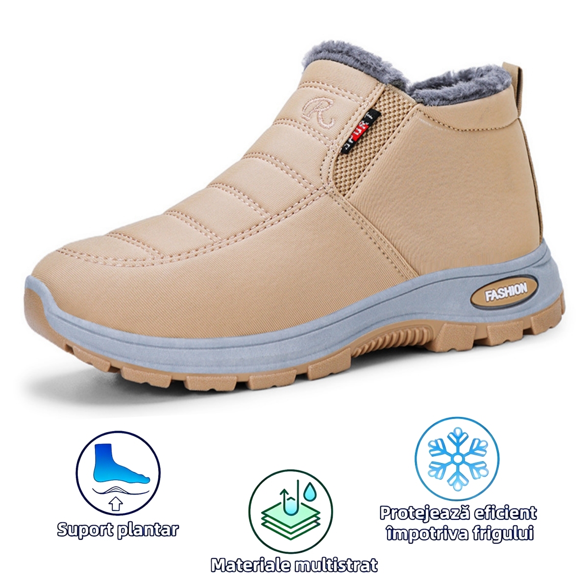 【❗️Ofertă specială de sfârșit de an - 70% reducere - Nu ratați】Ghete ergonomice din lână - ✅️Corectează postura la mers - Calde și rezistente, impermeabile și antiderapante👞
