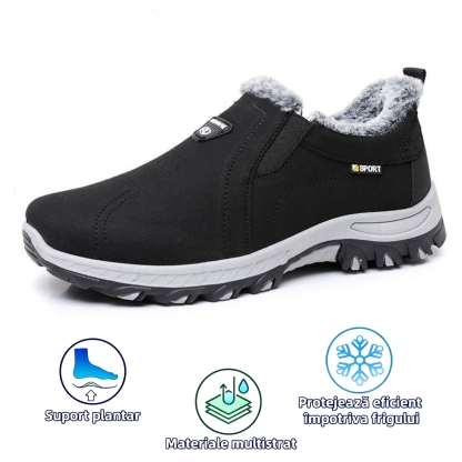 【❗️Oferta specială de astăzi - 70% reducere - Nu ratați】Ghete ergonomice din lână - ✅️Corectează postura la mers - Călduroase, durabile, impermeabile și antiderapante👞