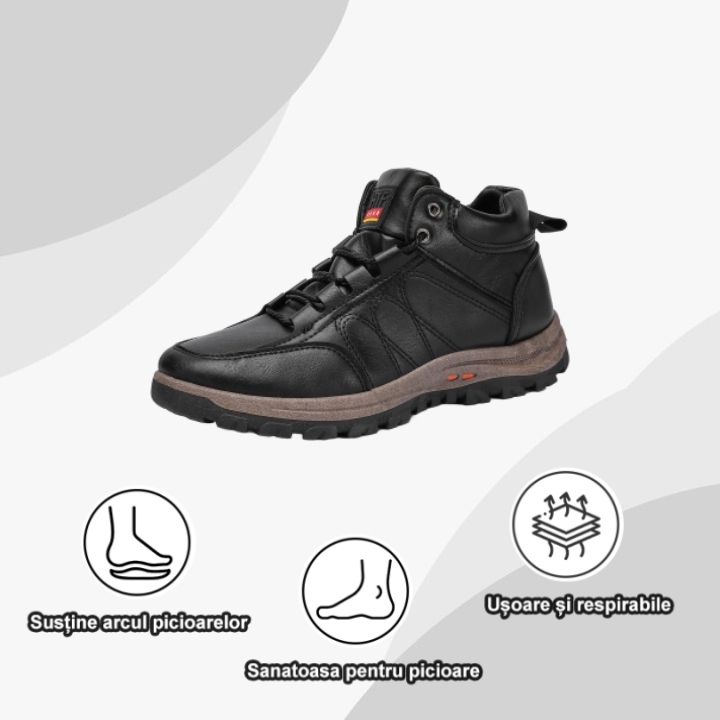 【🔥50% reducere astăzi - nu-l ratați】 Pantofi ortopedici cu design ergonomic - piele de înaltă calitate + cusături manual 👞