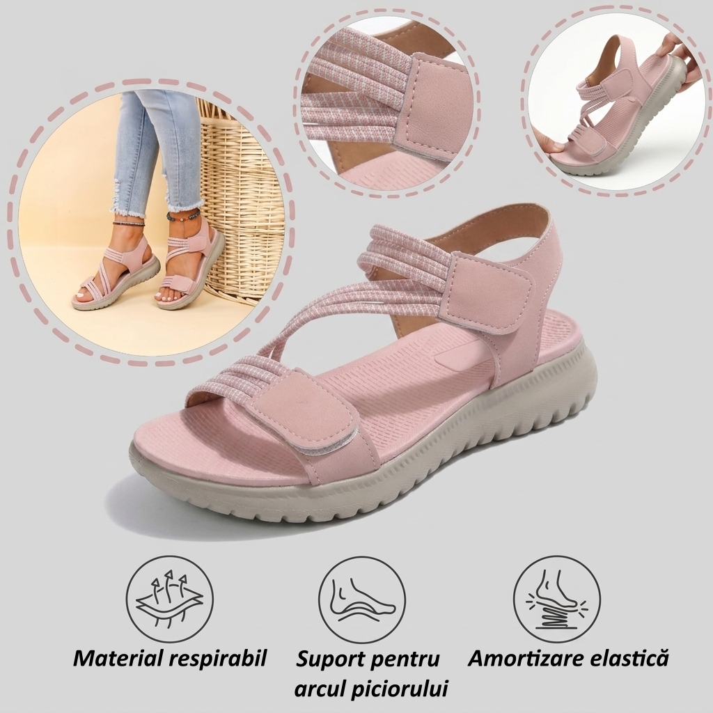 ⏰Ultima zi cu reducere de 70% - Nu rata ocazia!✅️Sandale confortabile cu suport pentru bolta plantară - Design ergonomic